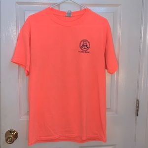 Woman's coral Outerbanks T-shirt!